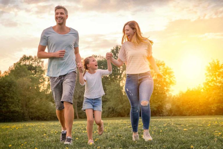 family helps one another through recovery