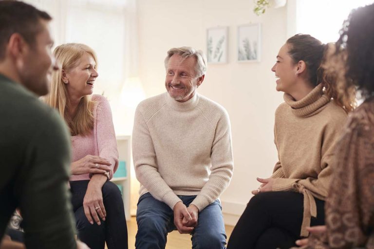 group participates in aftercare