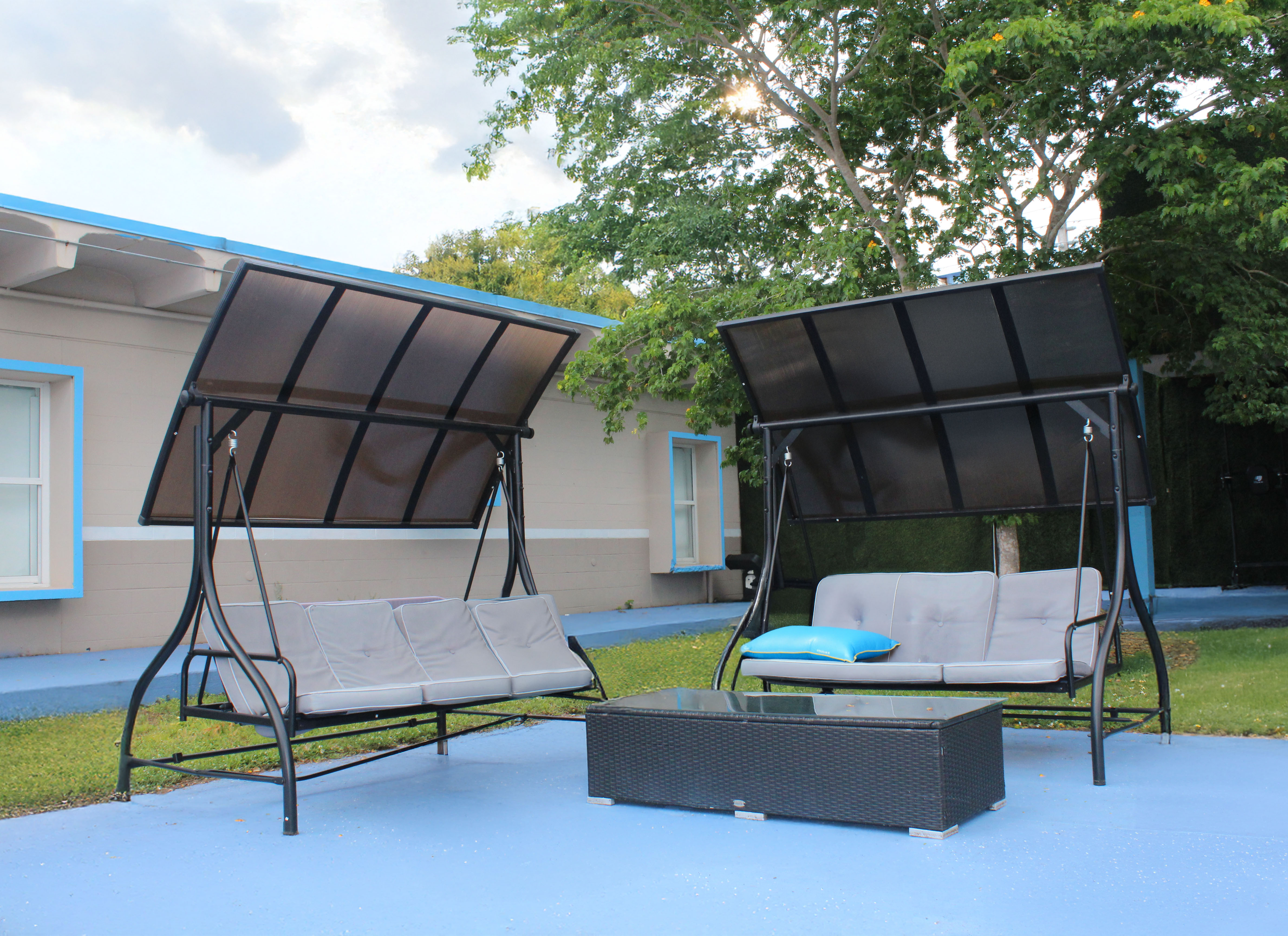 Outdoor relaxation area
